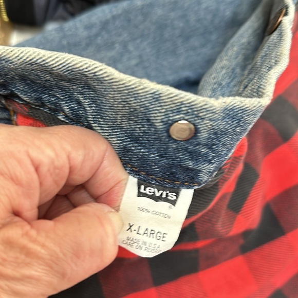 Vintage Levi’s  Trucker’s Jean Jacket XL 90’s USA - Picture 8 of 10